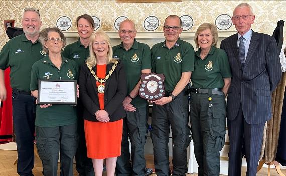 Danbury Community First Responders receive Mayor's award for outstanding contribution to the community