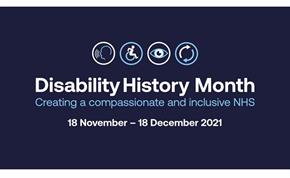disability history month 2021 logo